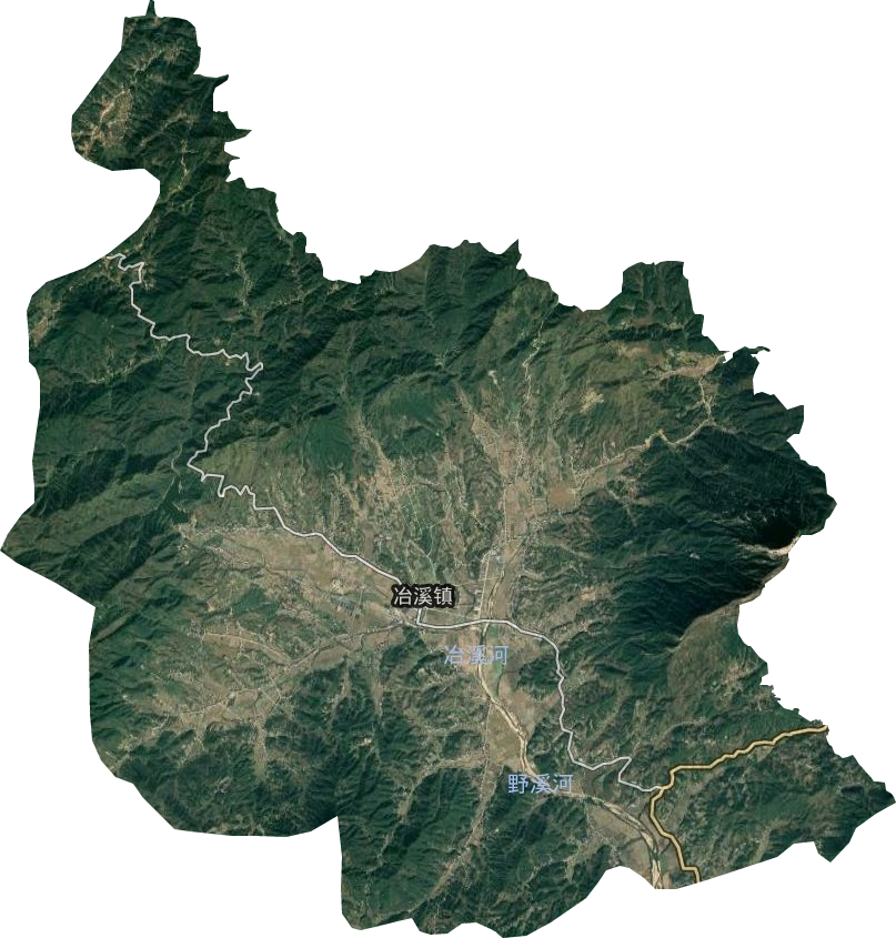 冶溪鎮衛星圖