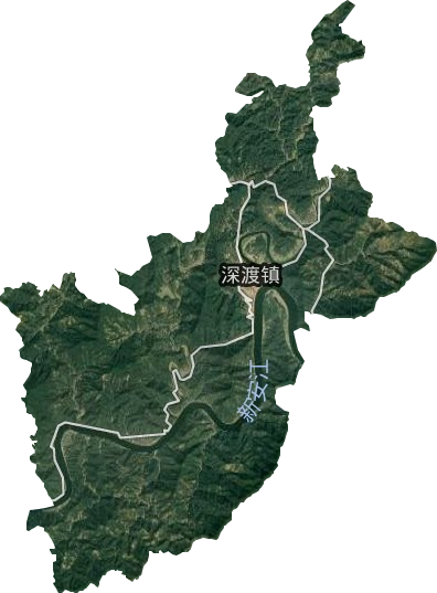 深渡鎮衛星圖