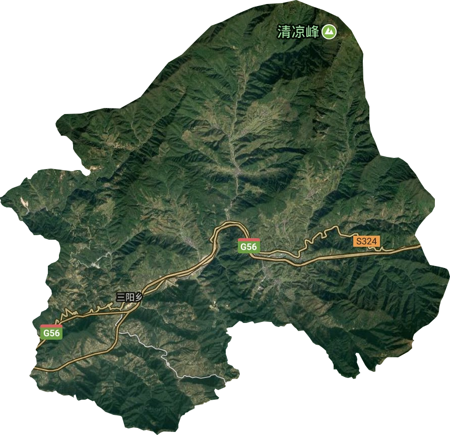 三陽鄉衛星圖
