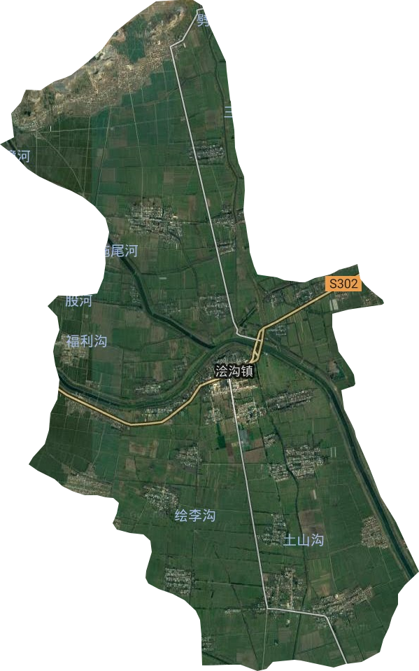 澮溝鎮(zhèn)衛(wèi)星圖