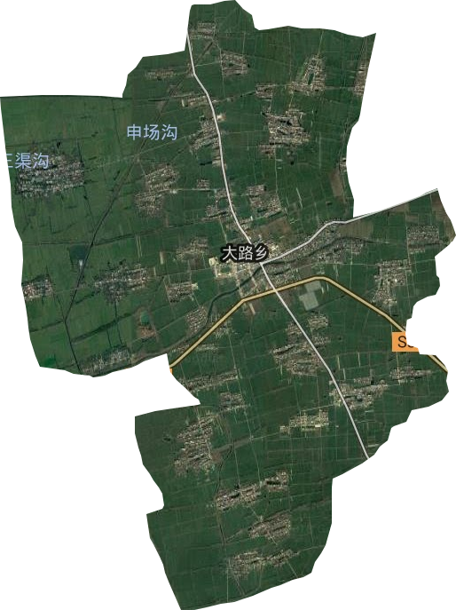 大路鄉衛星圖