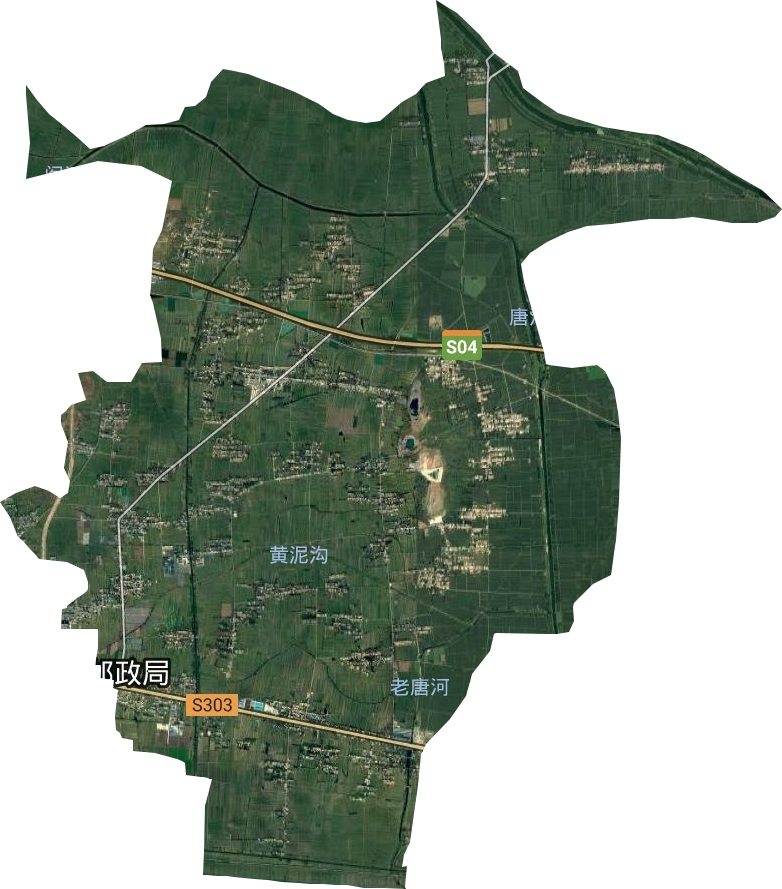 虞姬鄉衛星圖