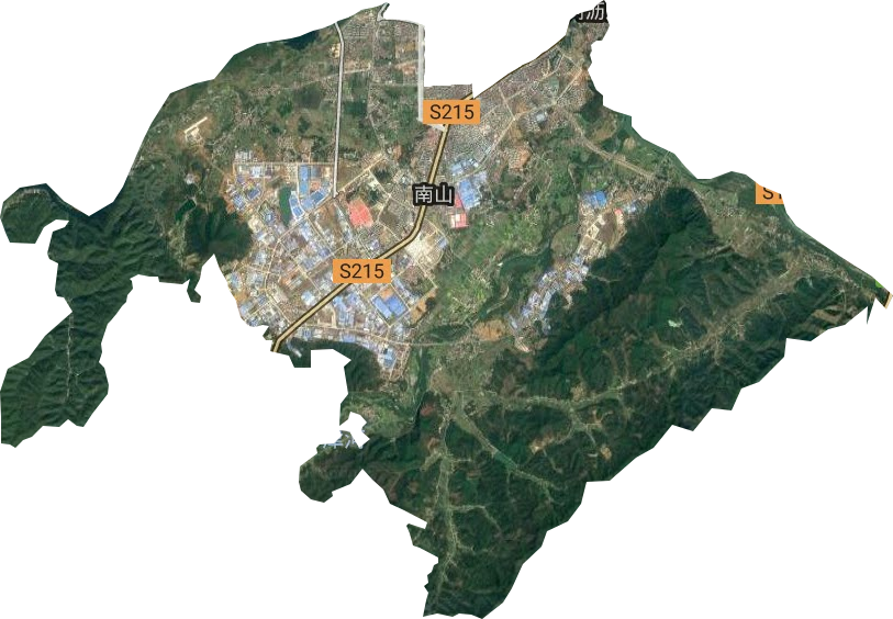 南山街道衛星圖