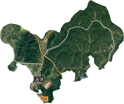 汪溪街道衛(wèi)星圖