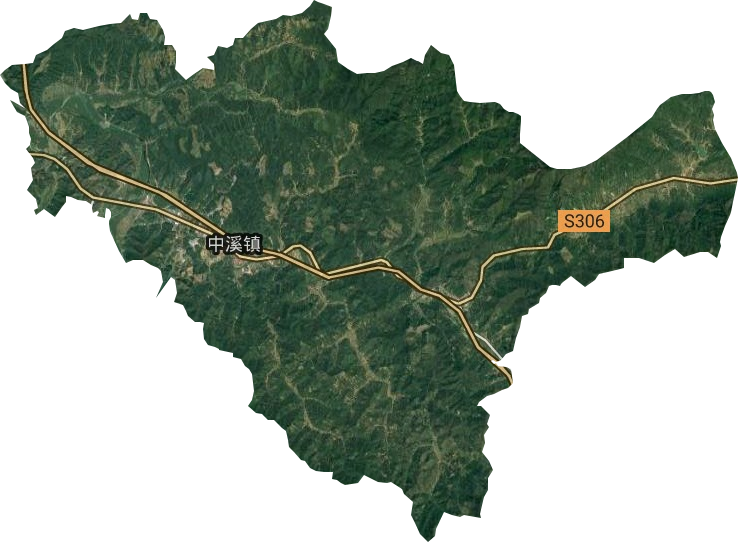 中溪鎮(zhèn)衛(wèi)星圖