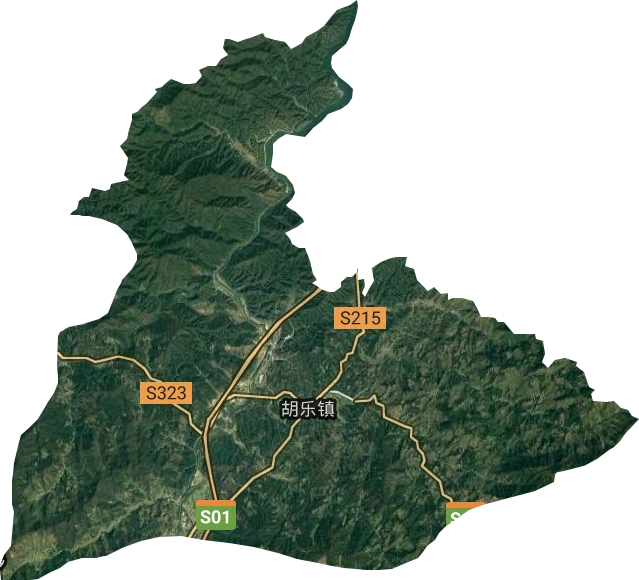 胡樂鎮衛星圖