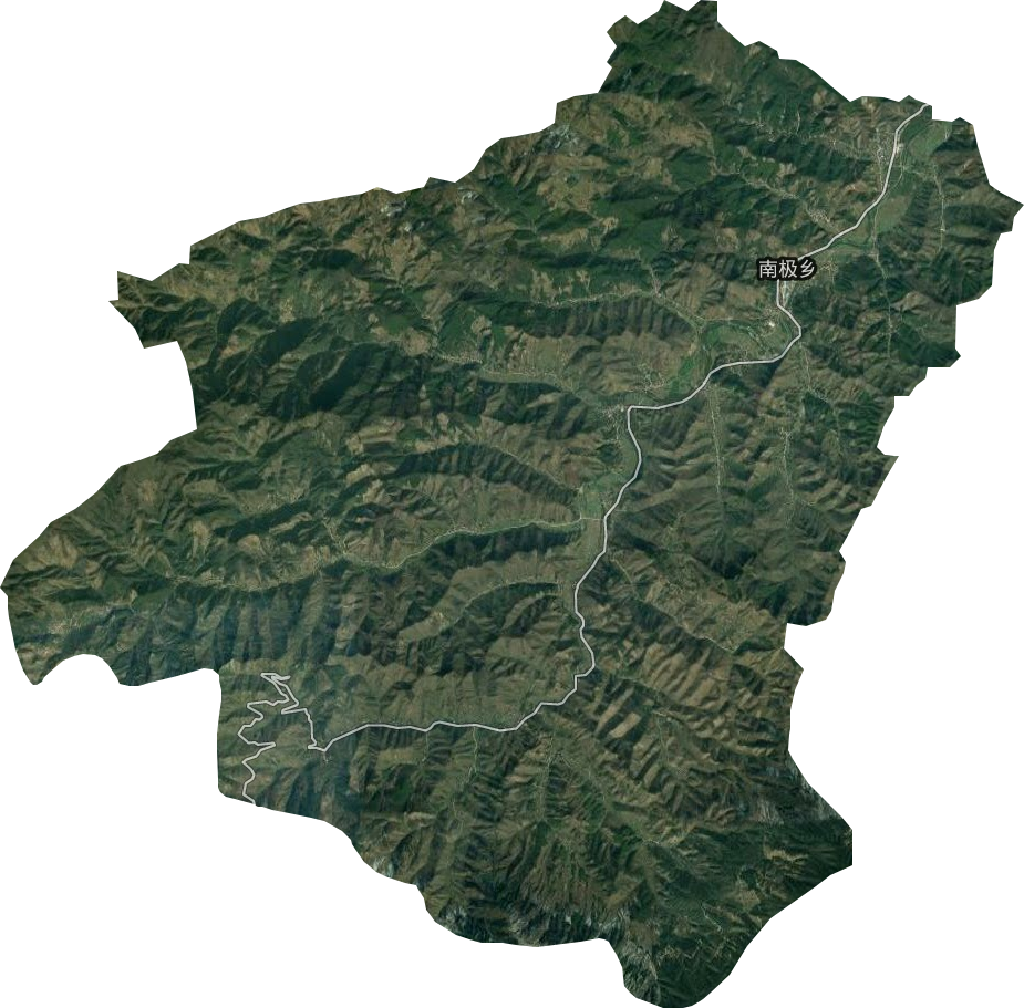 南極鄉衛星圖