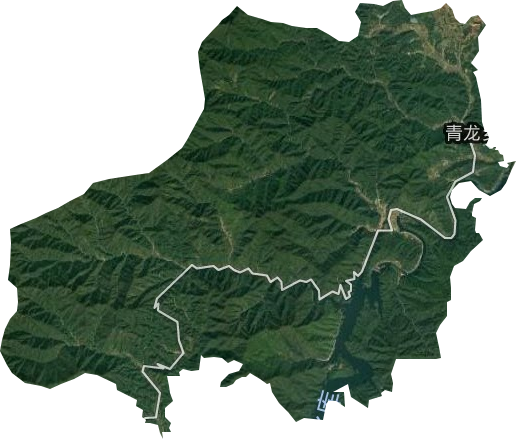青龍鄉衛星圖