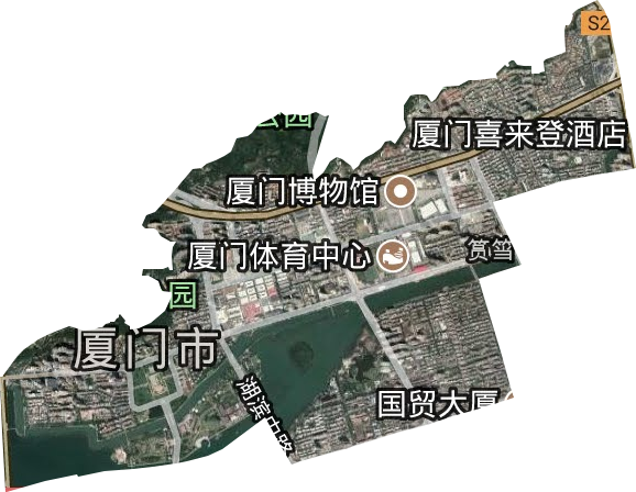 筼筜街道衛星圖