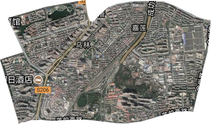嘉蓮街道衛星圖