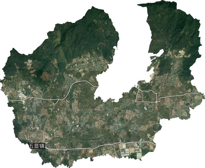 五顯鎮衛星圖