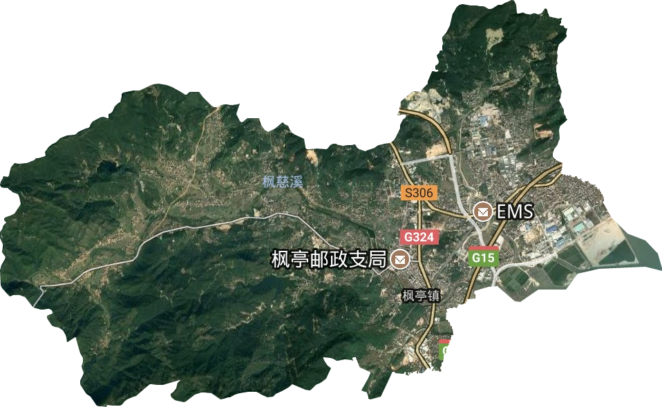 楓亭鎮衛星圖