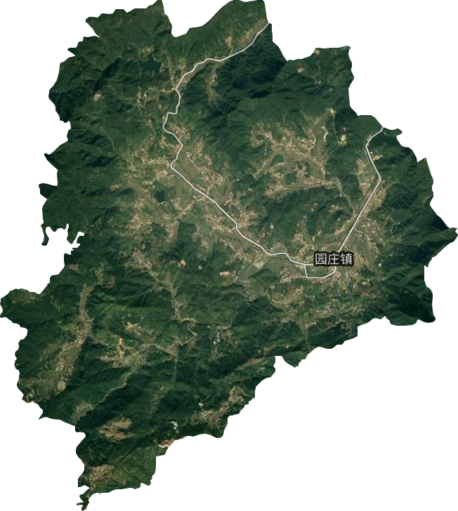 園莊鎮衛星圖