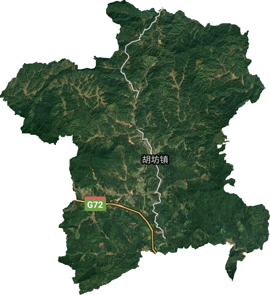 胡坊鎮(zhèn)衛(wèi)星圖