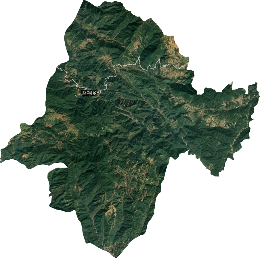 吾祠鄉(xiāng)衛(wèi)星圖