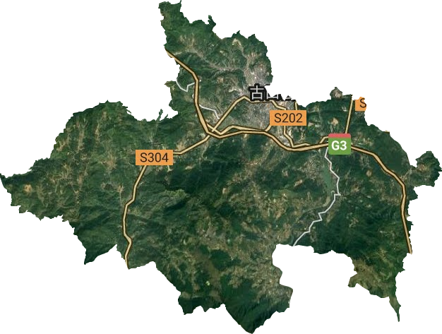 城西街道衛星圖
