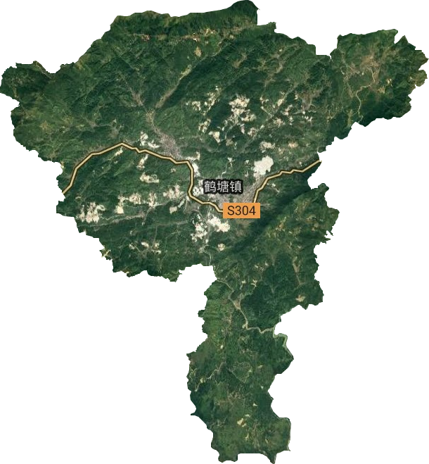 鶴塘鎮(zhèn)衛(wèi)星圖