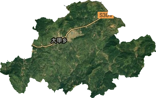 大甲鎮衛星圖