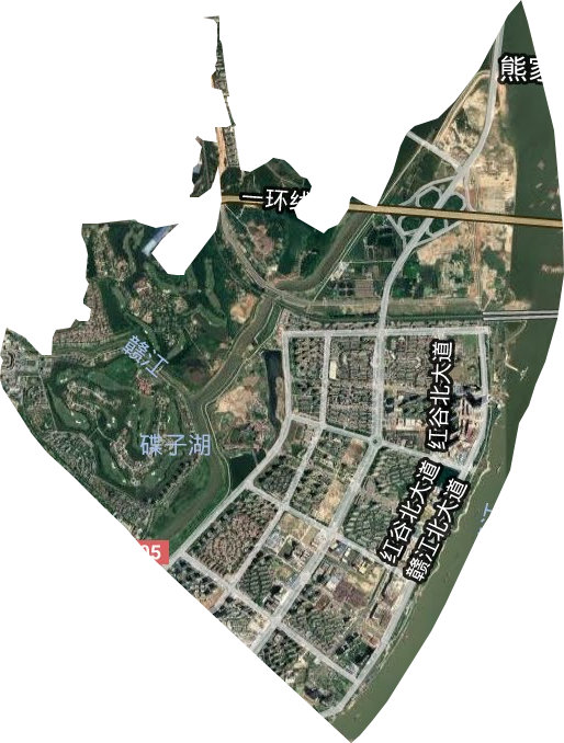 鳳凰洲管理處（紅谷灘新區(qū)）衛(wèi)星圖