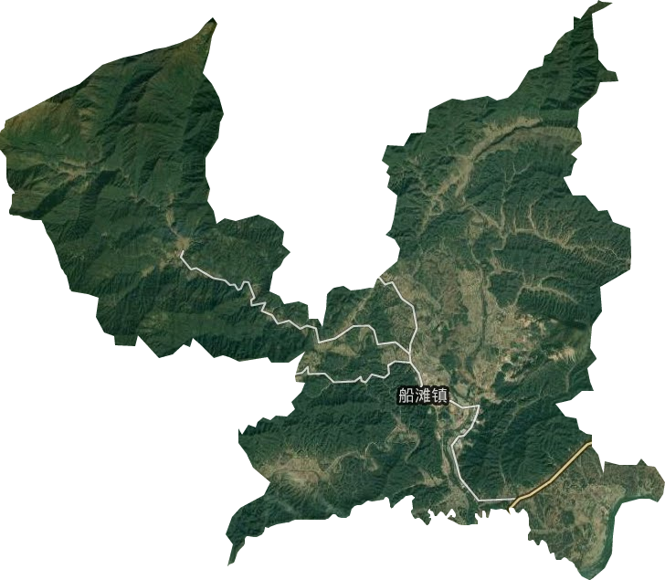 船灘鎮(zhèn)衛(wèi)星圖