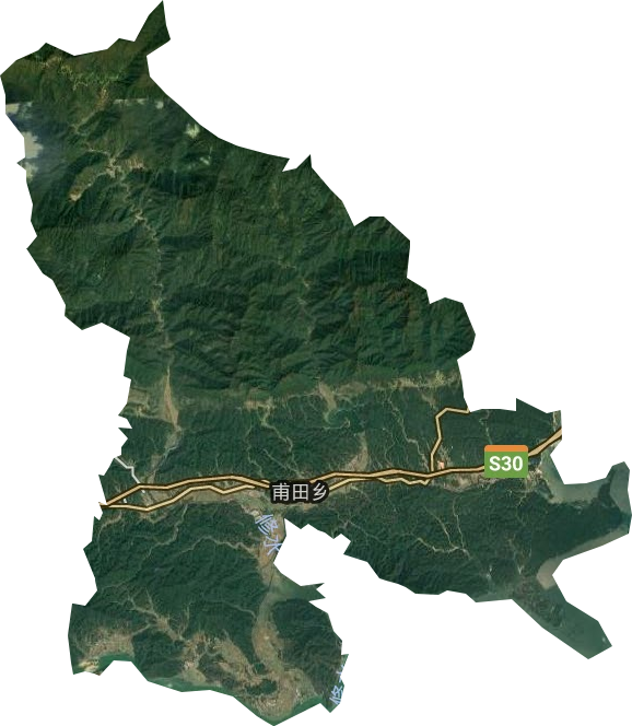 甫田鄉衛星圖