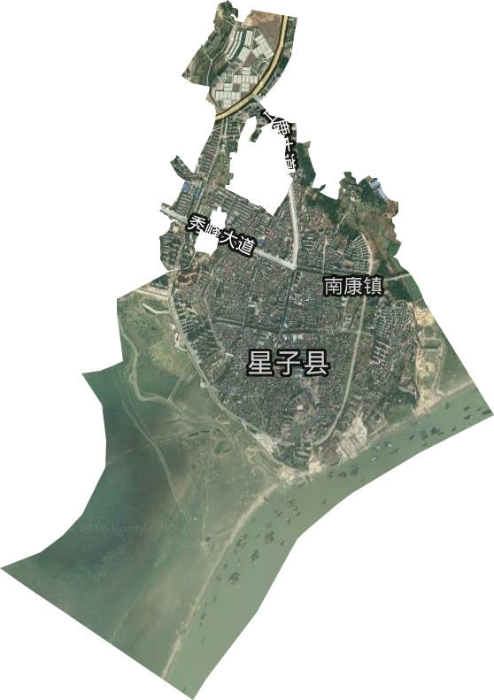 南康鎮(zhèn)衛(wèi)星圖