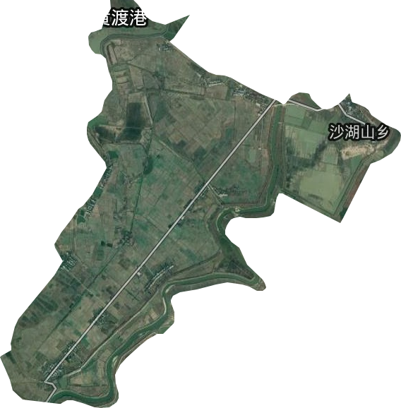 沙湖山管理處衛星圖