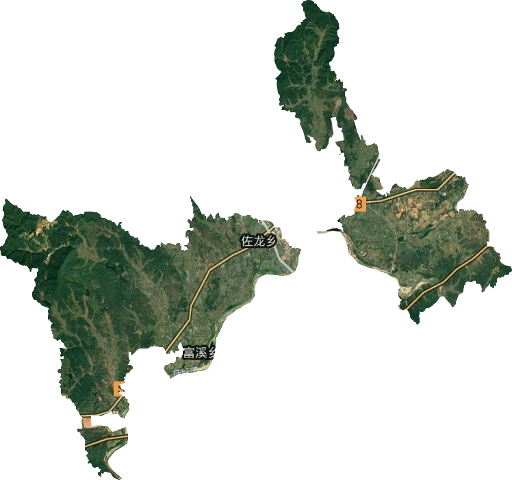 佐龍鄉(xiāng)衛(wèi)星圖