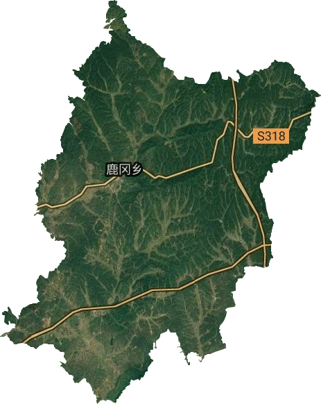 鹿岡鄉衛星圖