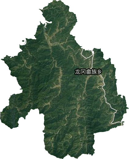 龍岡畬族鄉衛星圖