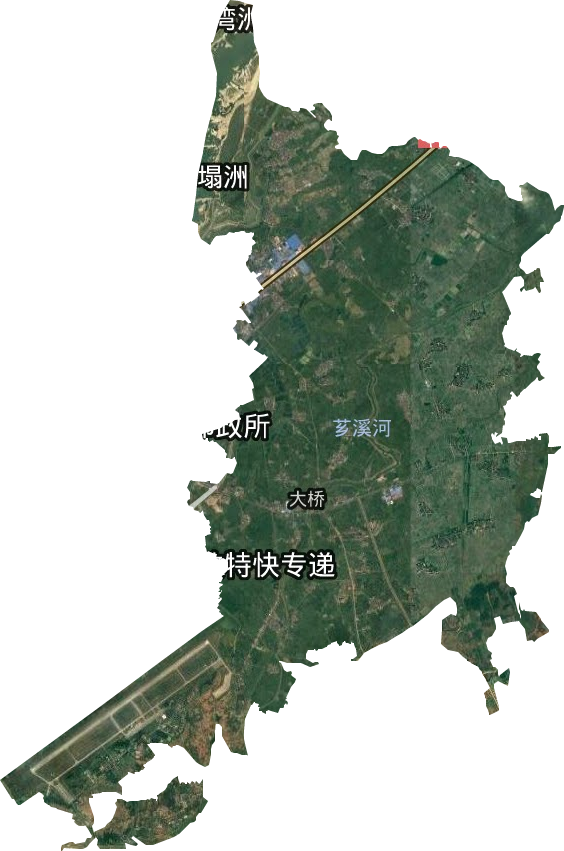大橋街道衛星圖