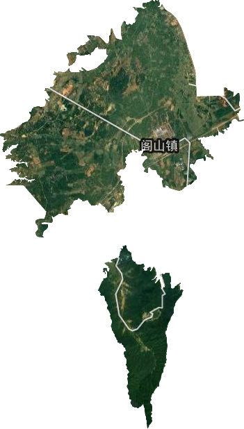 閣山鎮衛星圖