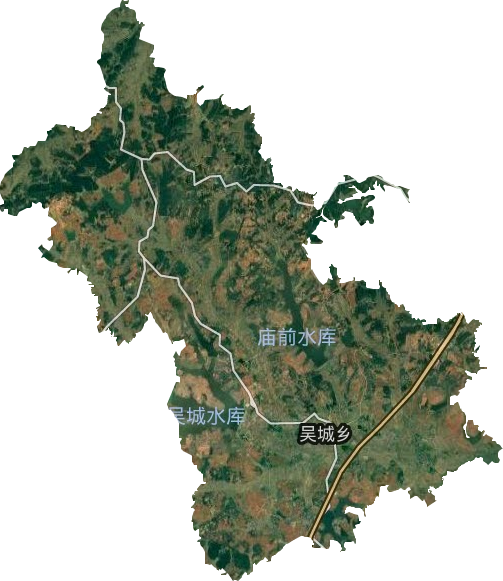 吳城鄉衛星圖