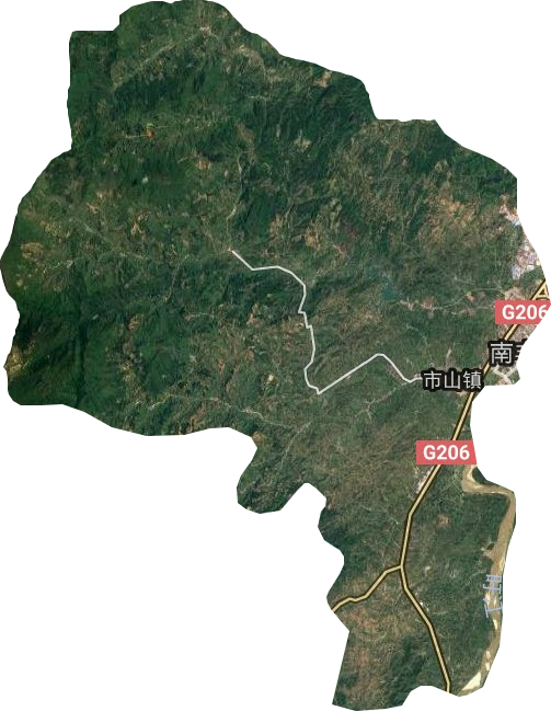 市山鎮衛星圖