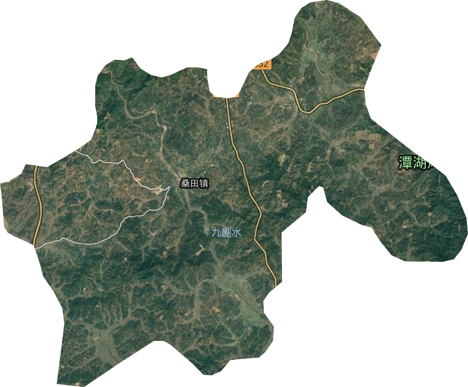 桑田鎮(zhèn)衛(wèi)星圖