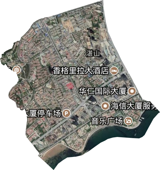 湛山街道衛星圖