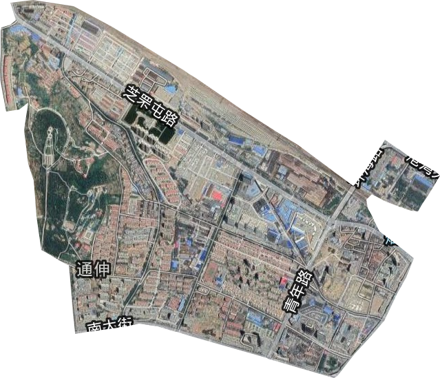 通伸街道衛(wèi)星圖
