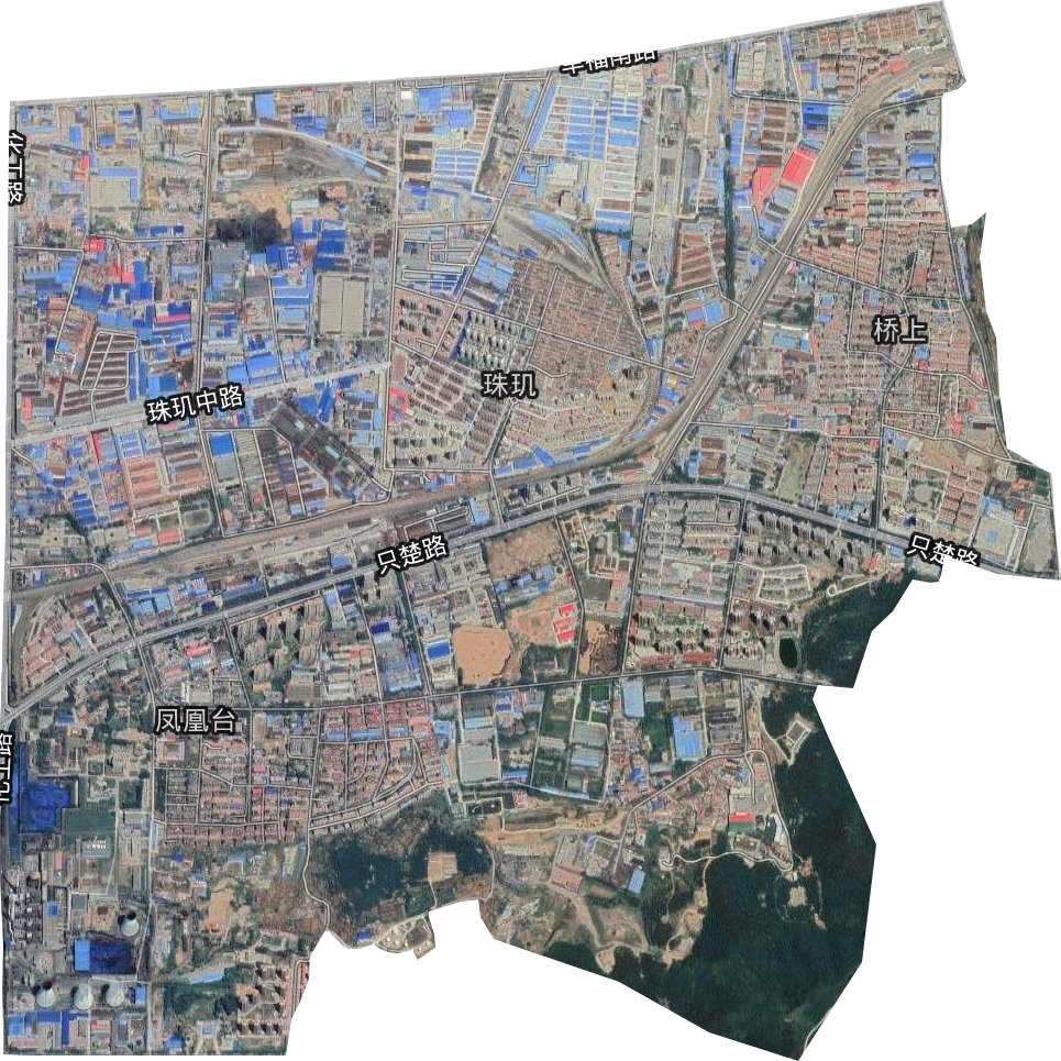 鳳凰臺街道衛星圖