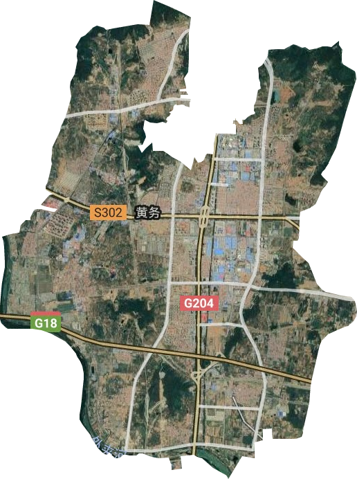 黃務街道衛星圖