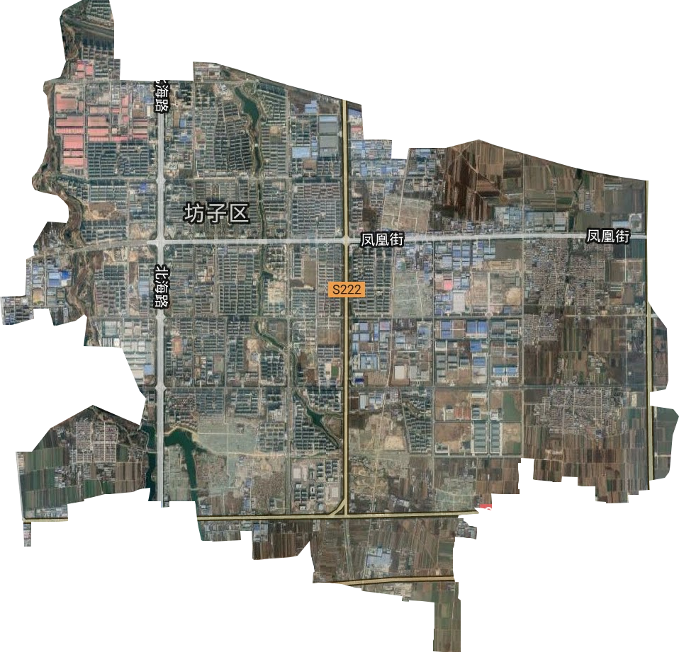 鳳凰街道衛星圖