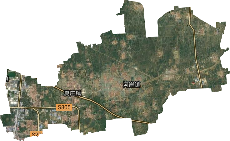 夏莊鎮(zhèn)衛(wèi)星圖