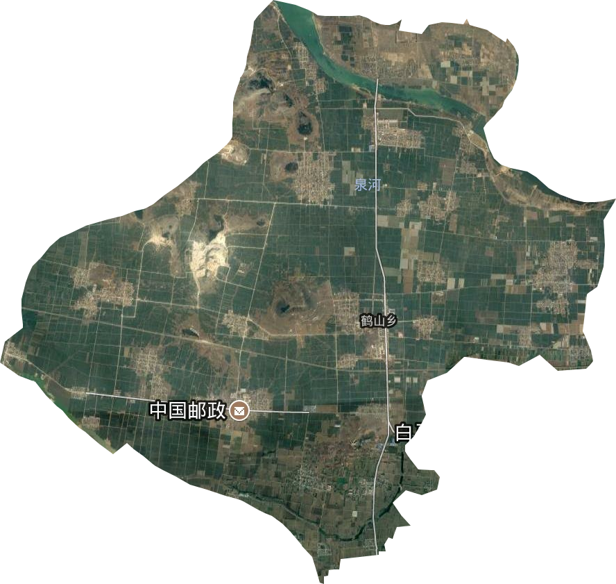 鶴山鄉衛星圖