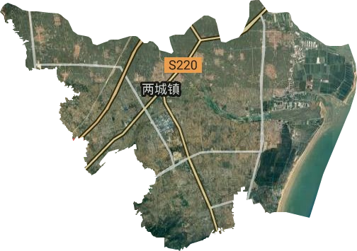 兩城鎮(zhèn)衛(wèi)星圖