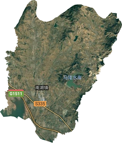 南湖鎮衛星圖