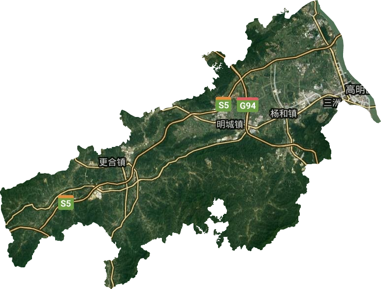高明區衛星圖