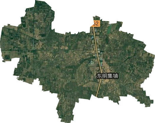 東明集鎮衛星圖