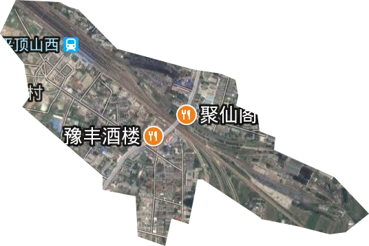 鐵路街道衛(wèi)星圖