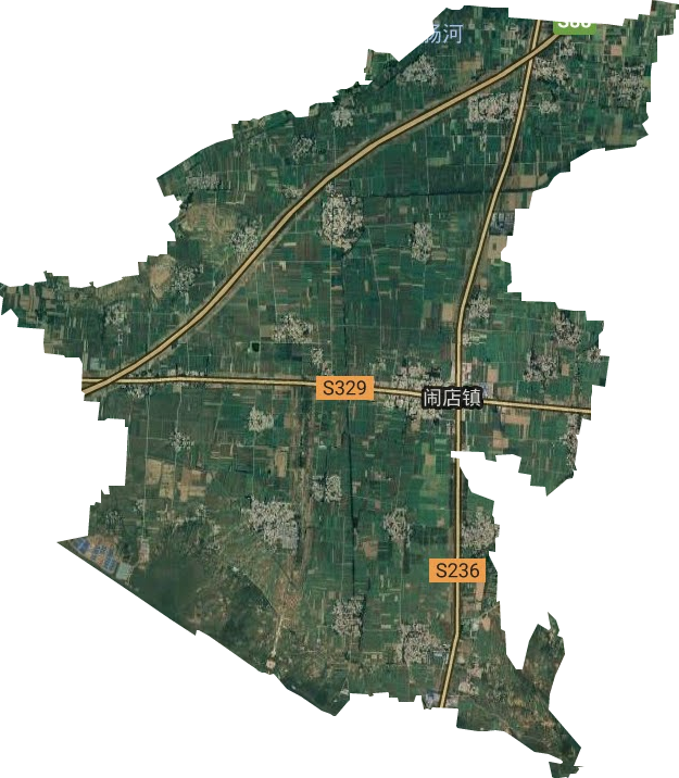 鬧店鎮衛星圖