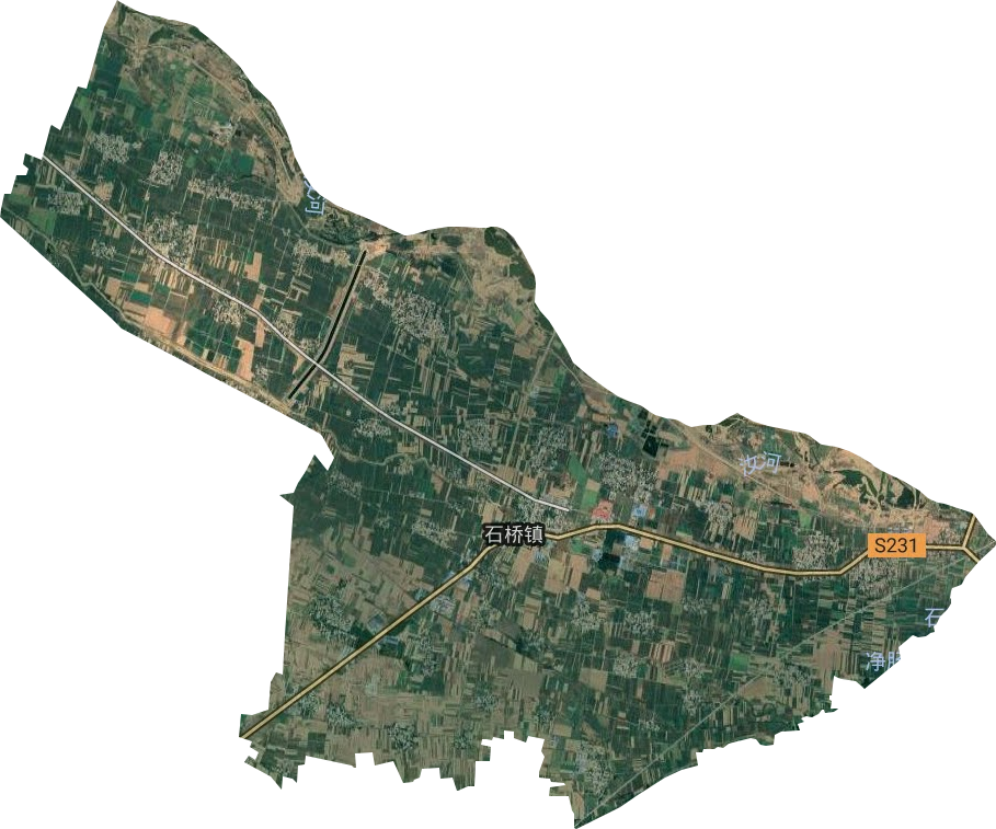 石橋鎮(zhèn)衛(wèi)星圖