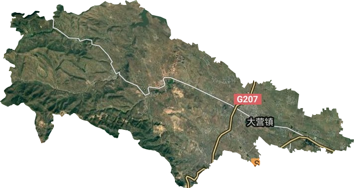 大營鎮衛星圖